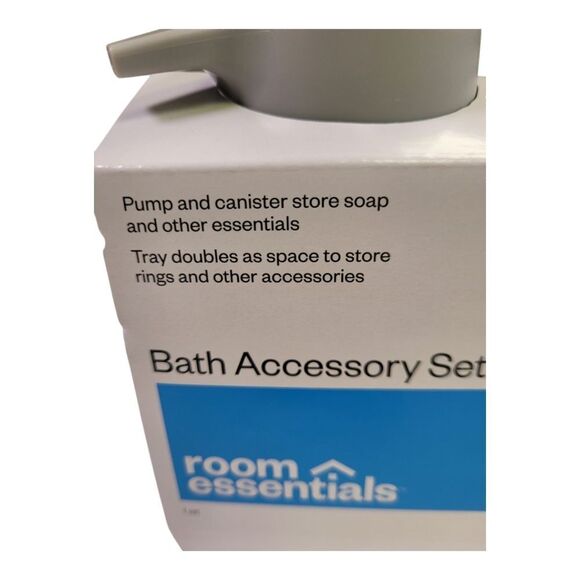 Room essentials bath accessory set - Picture 2 of 5